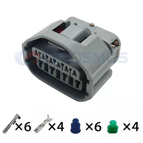 Waterproof IP66 Copper ABS/Nylon Wire Harness Engine Plug for Automotive 10-Pin Female MG641288-4 - image 4
